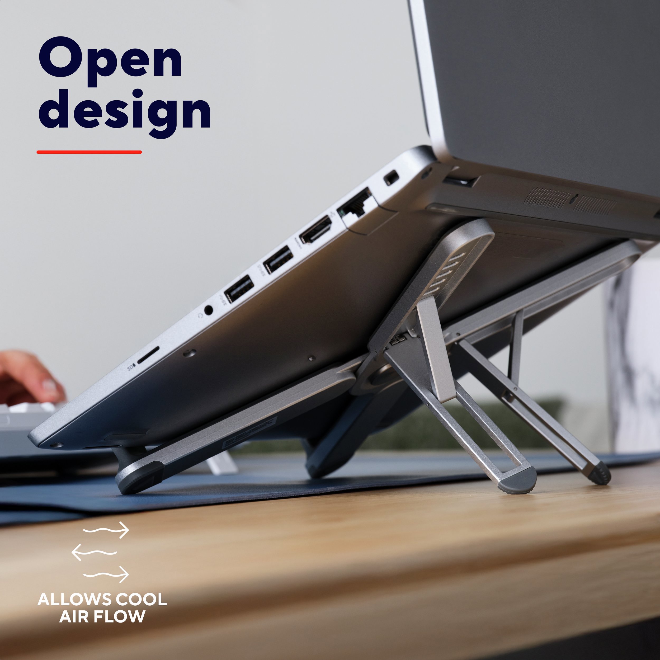 Stojan na notebook Trust MACY Foldable Metal Laptop Stand