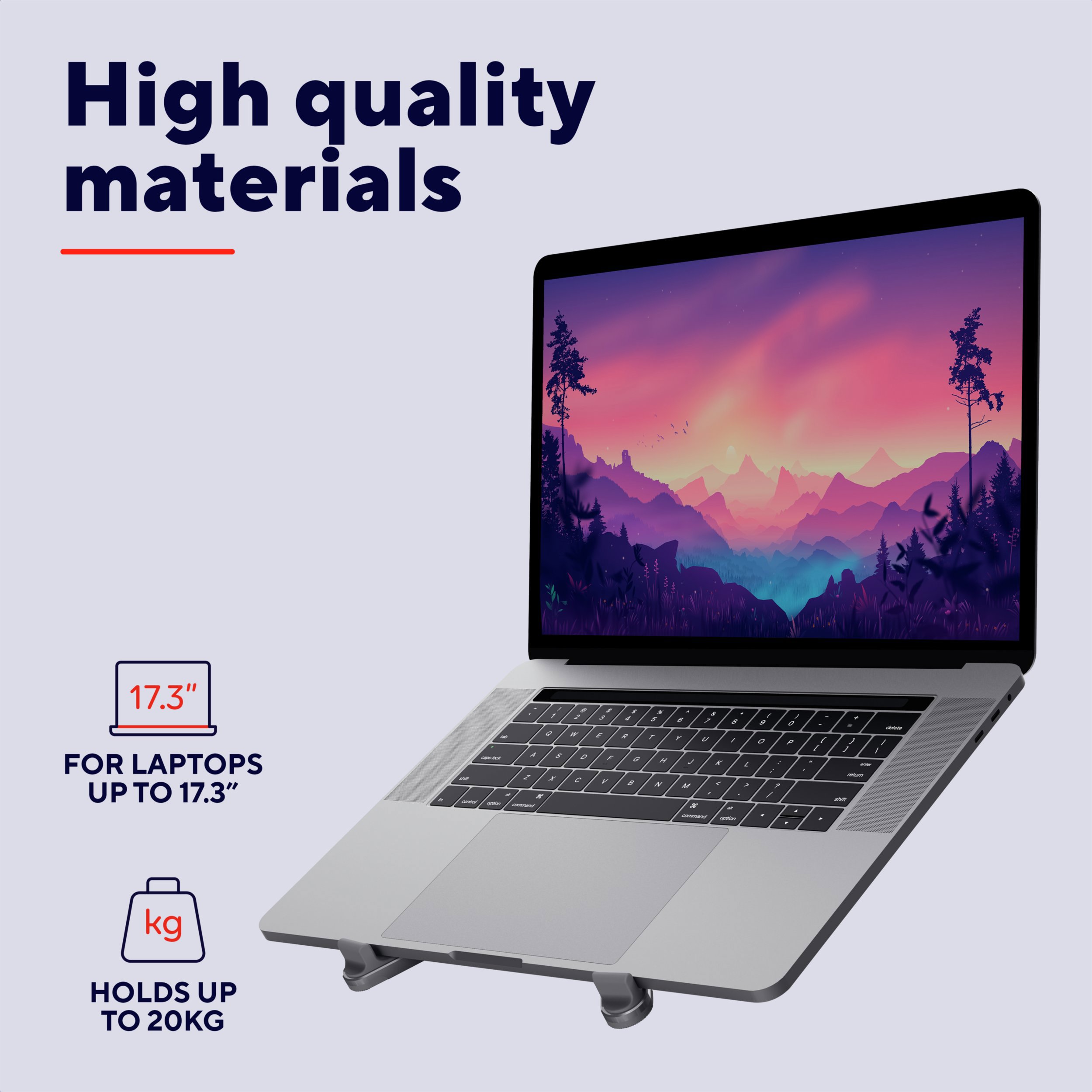 Stojan na notebook Trust MACY Foldable Metal Laptop Stand