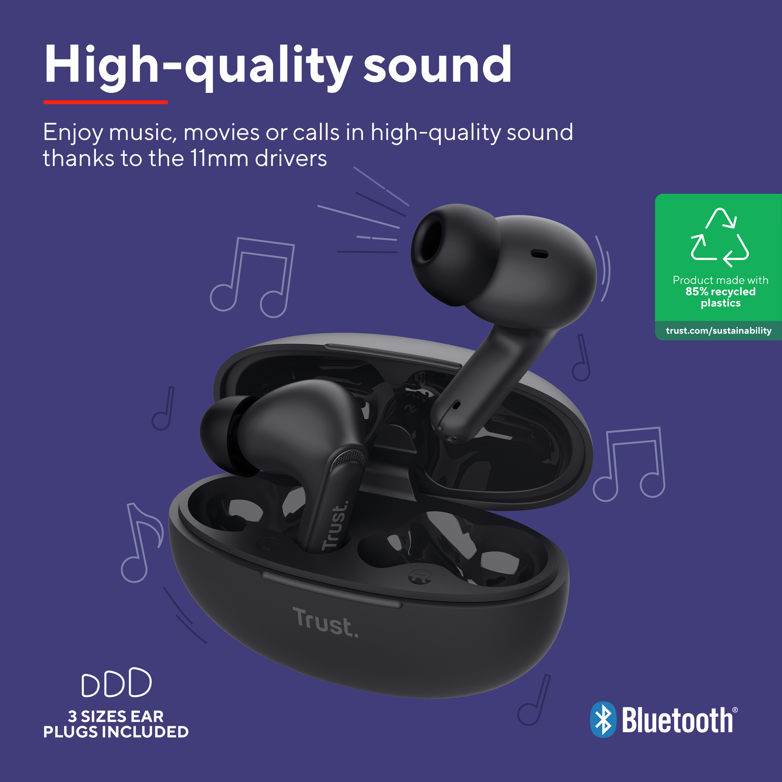 Trust YAVI ENC wireless earbuds