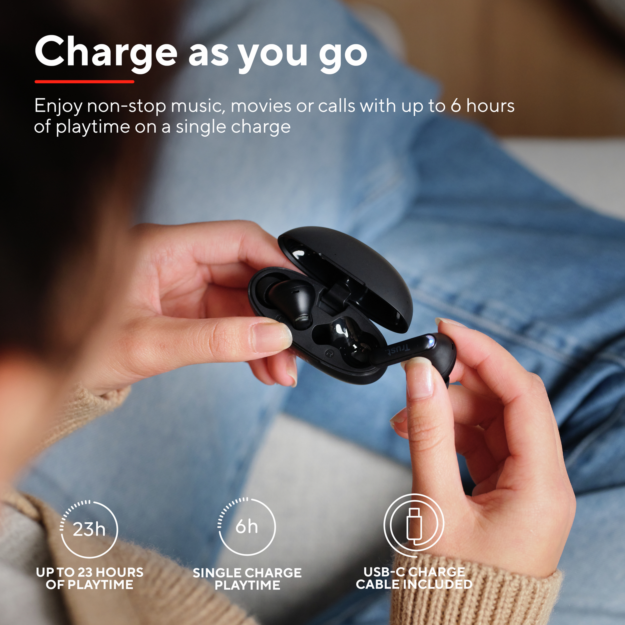 Trust YAVI ENC wireless earbuds