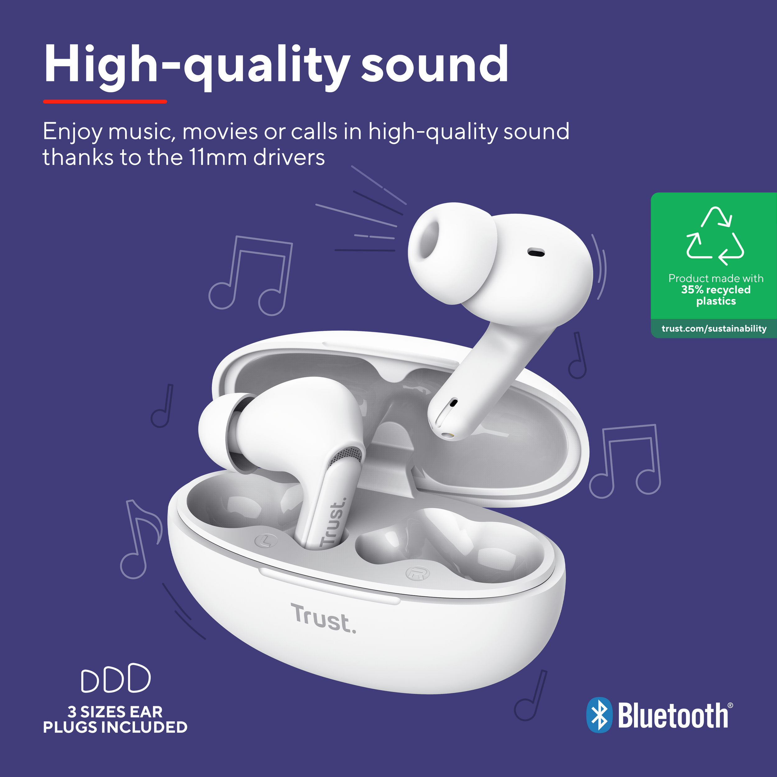 Trust YAVI ENC wireless earbuds