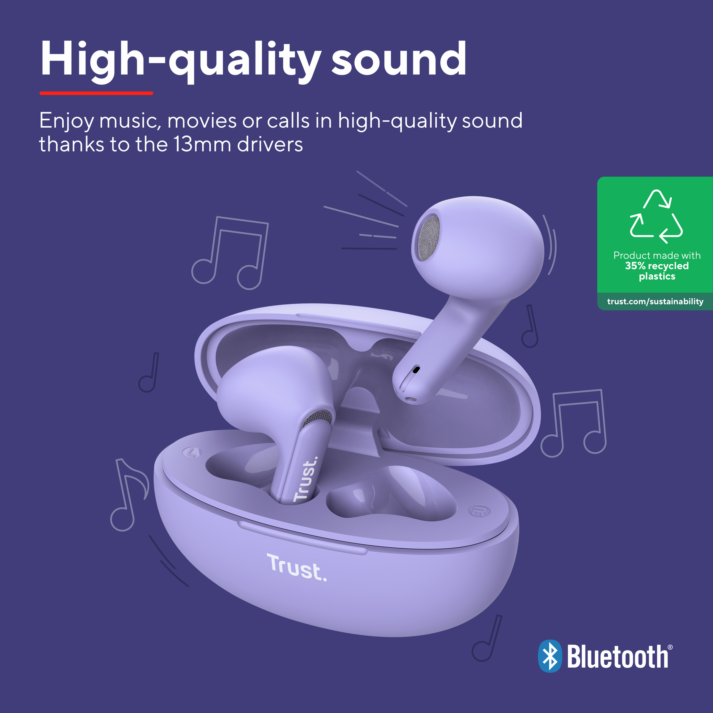 Trust YAVI ENC wireless earphones