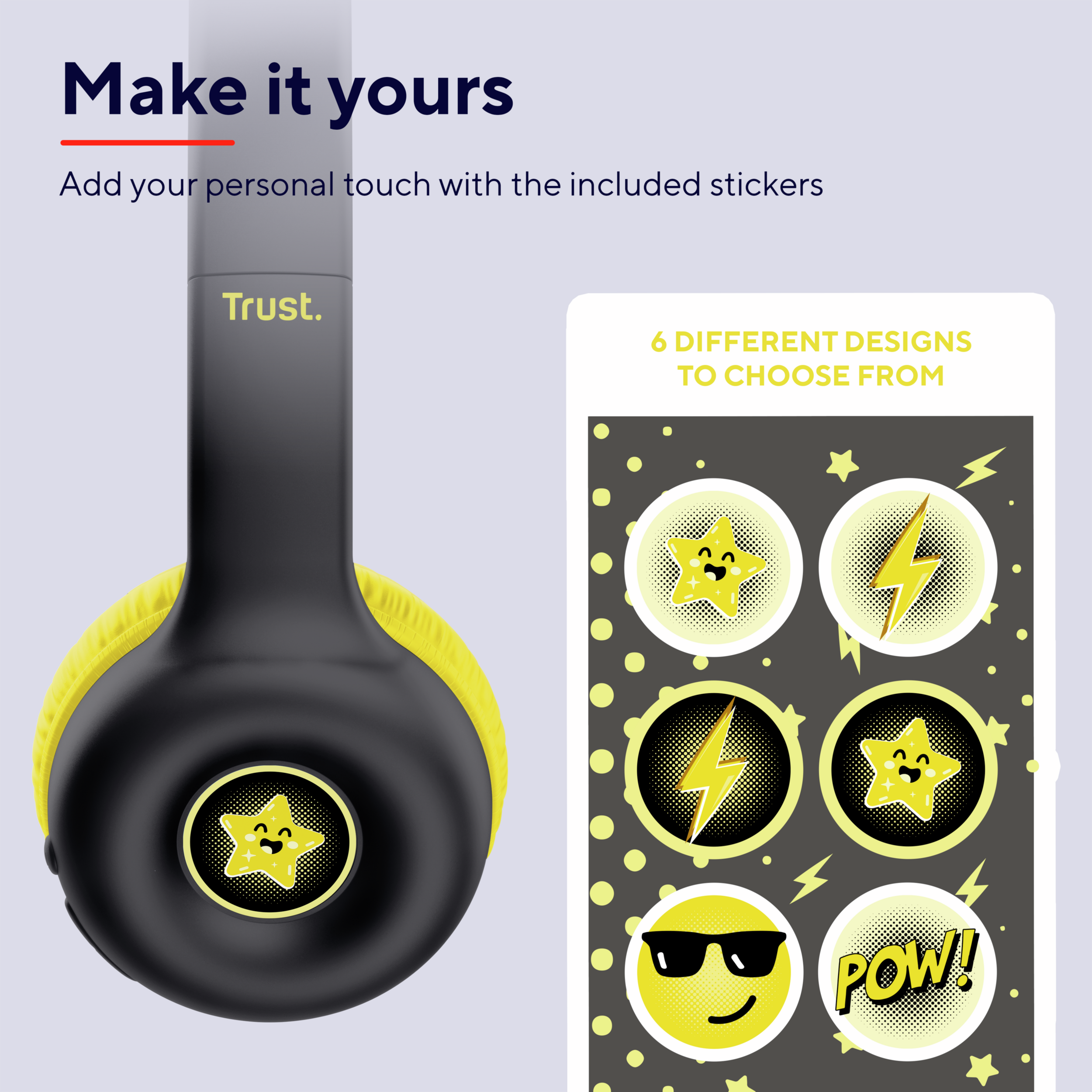 Trust NOUNA Wireless Kids Headphones