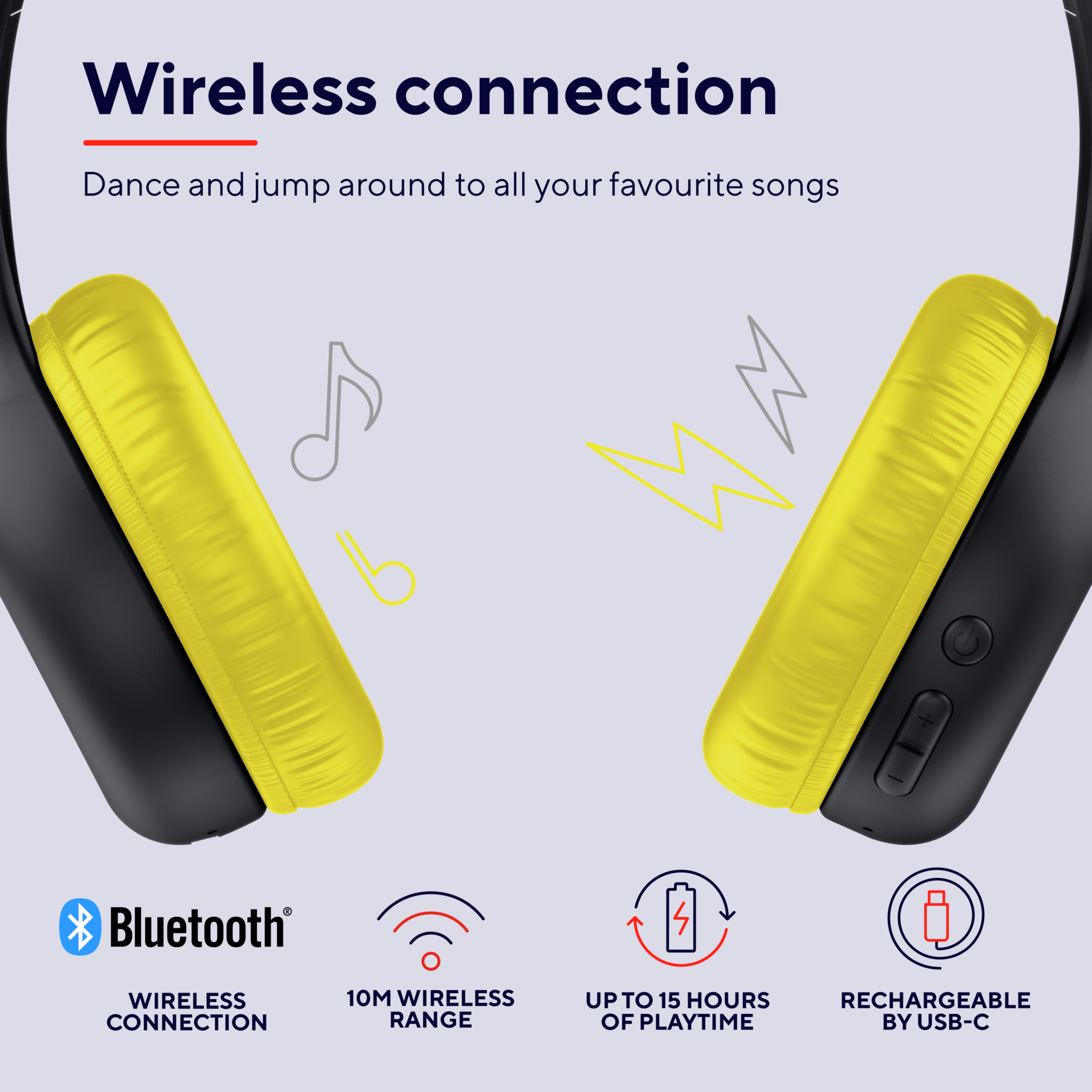 Trust NOUNA Wireless Kids Headphones