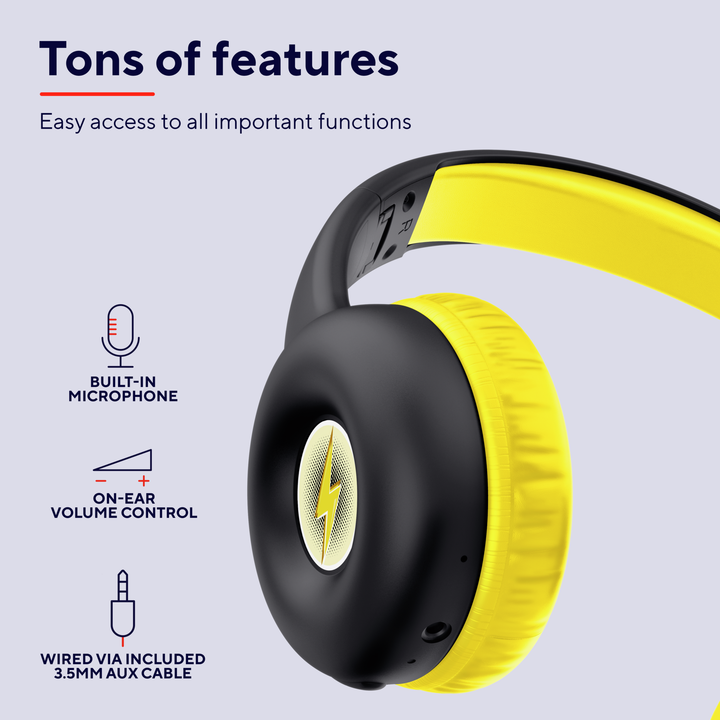 Trust NOUNA Wireless Kids Headphones