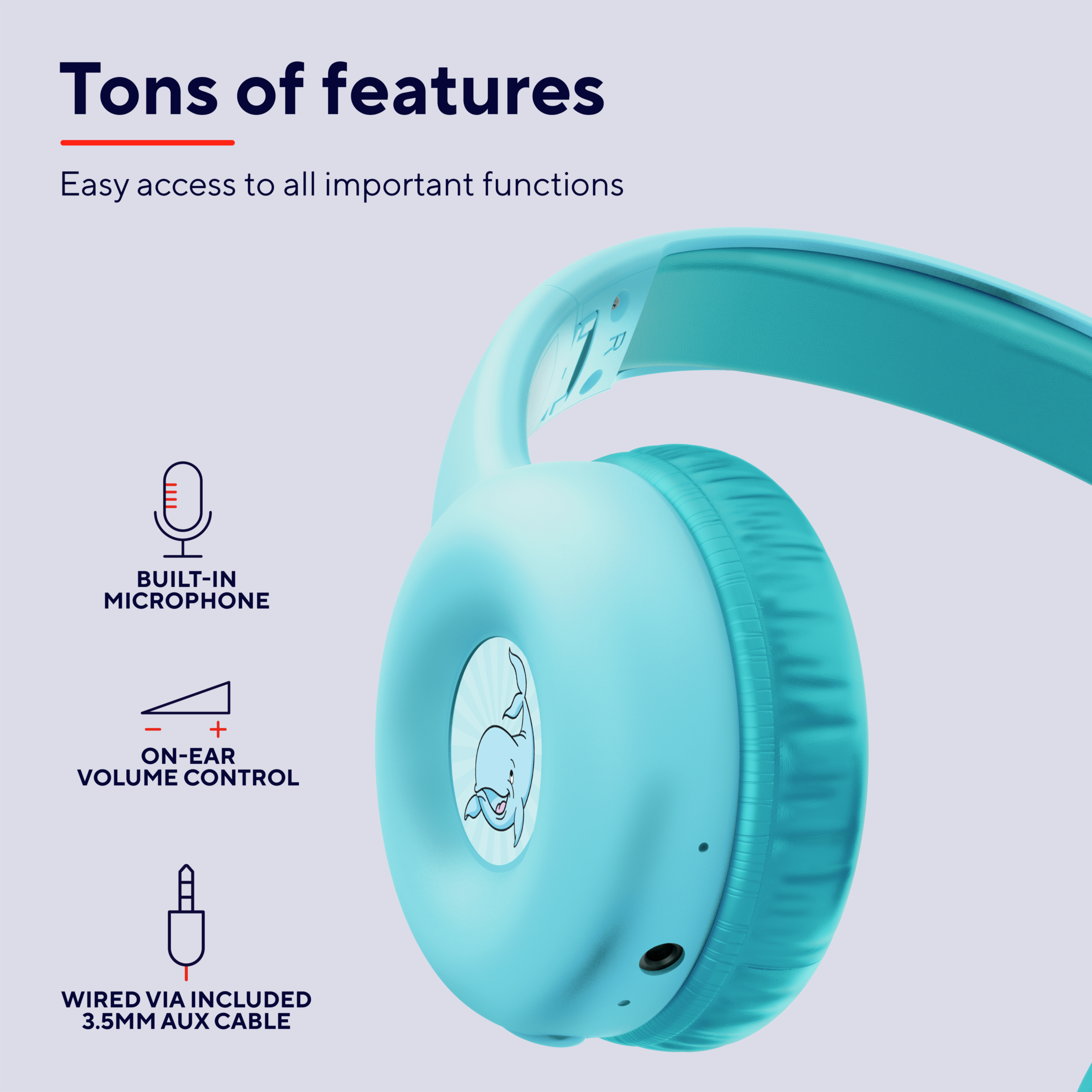 Trust NOUNA Wireless Kids Headphones