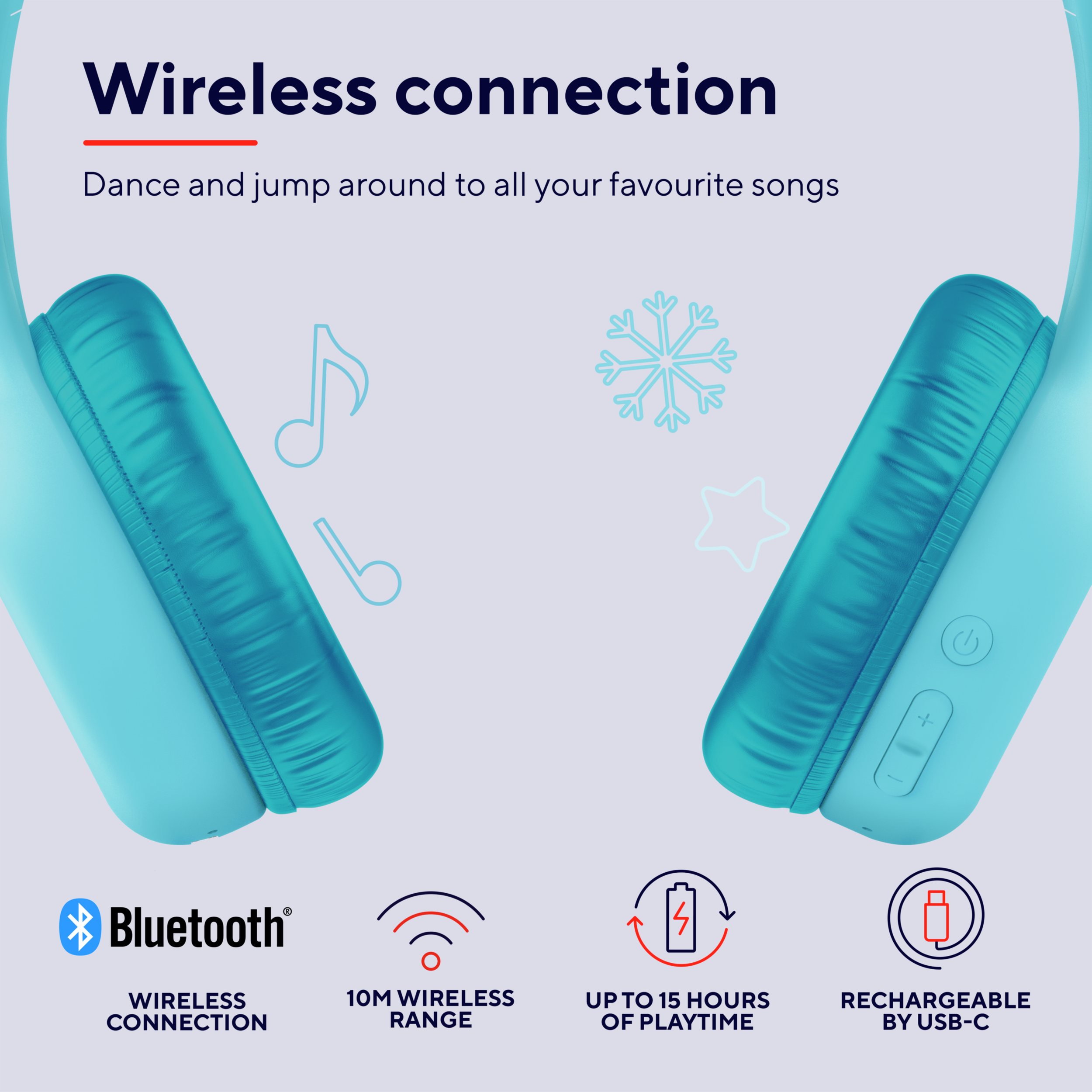 Trust NOUNA Wireless Kids Headphones