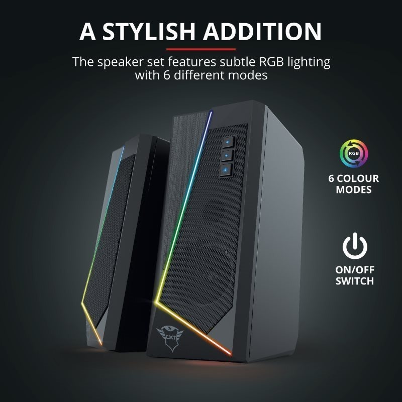 Reproduktory Trust GXT 609 Zoxa RGB