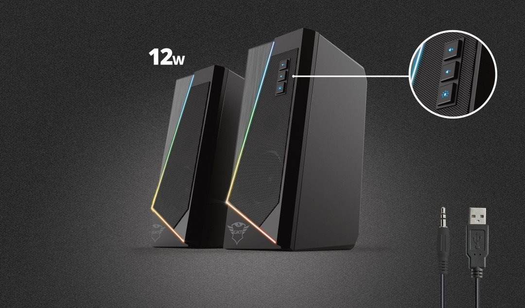 Reproduktory Trust GXT 609 Zoxa RGB
