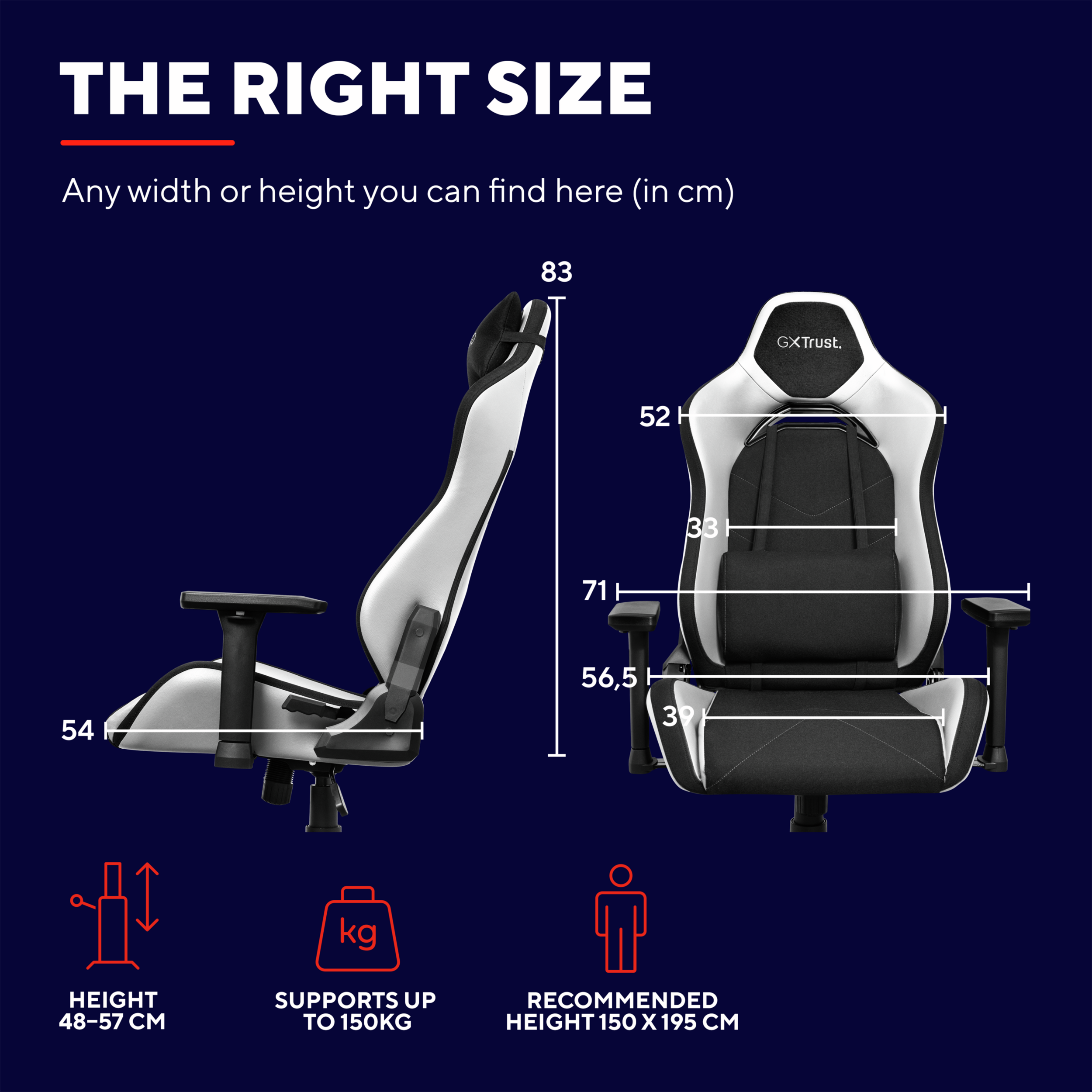 Herní židle Trust GXT714W RUYA ECO Gaming chair, bílá
