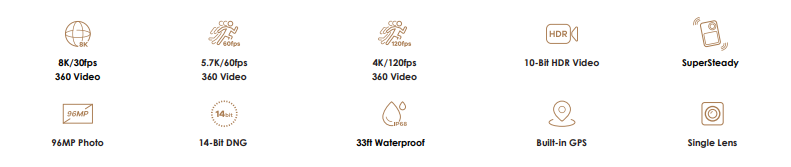 360 camera Kandao QooCam 3 Ultra 8K 360 camera