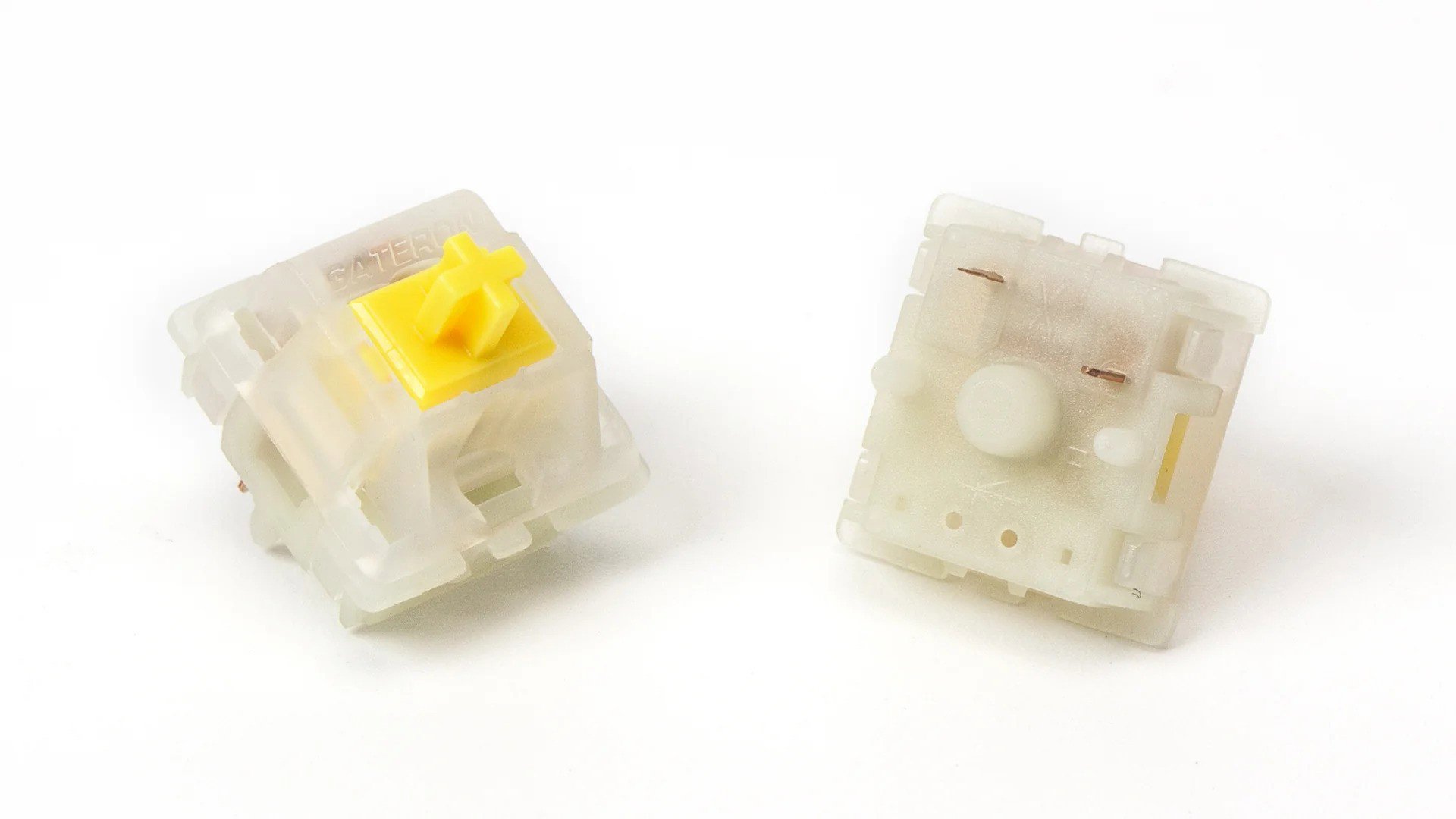 Mechanické spínače Gateron KS-3 Milky Pro Switch - Yellow (110 ks)