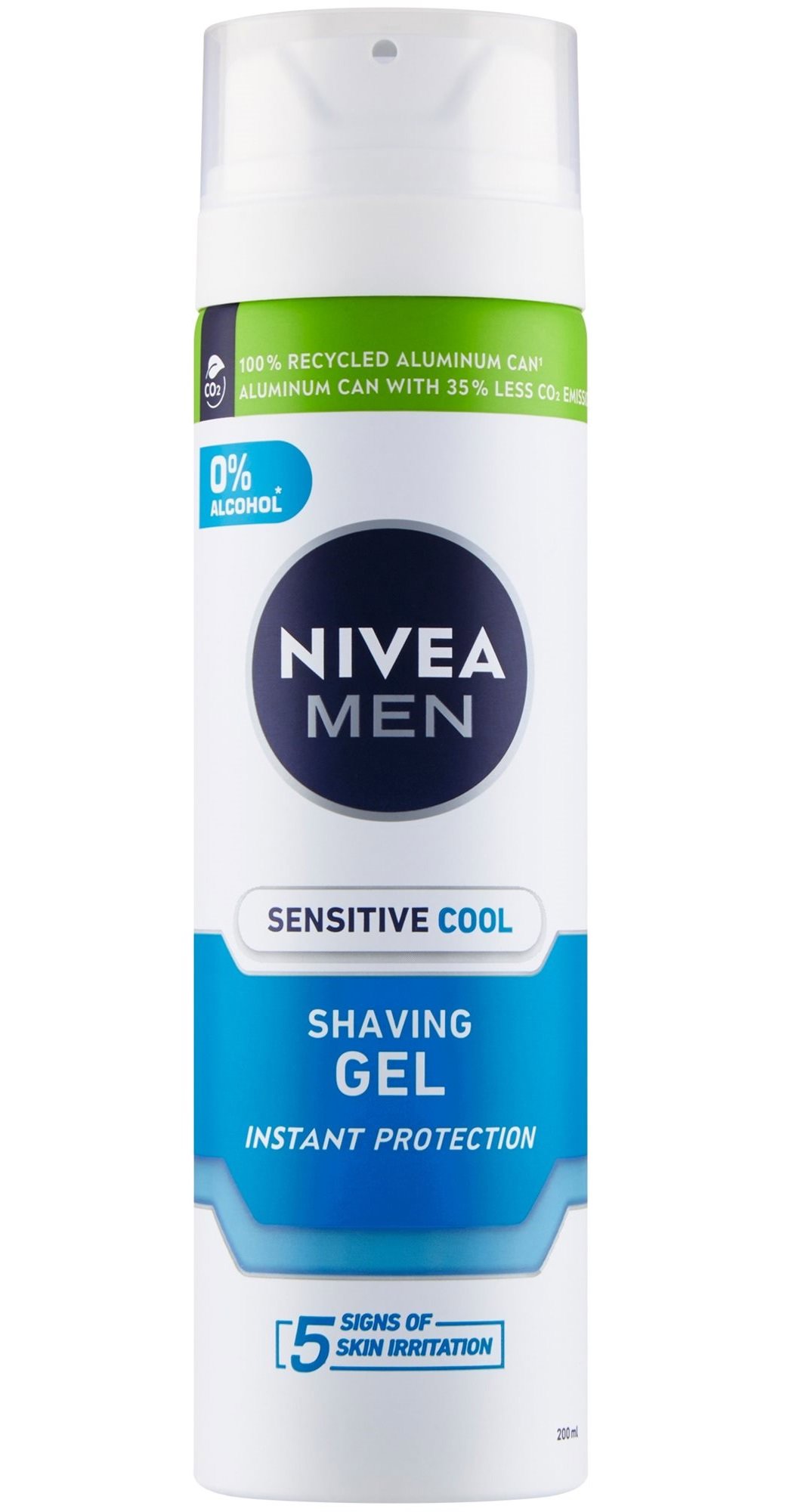 Gel na holení NIVEA Men Sensitive Cool Shaving Gel 200 ml