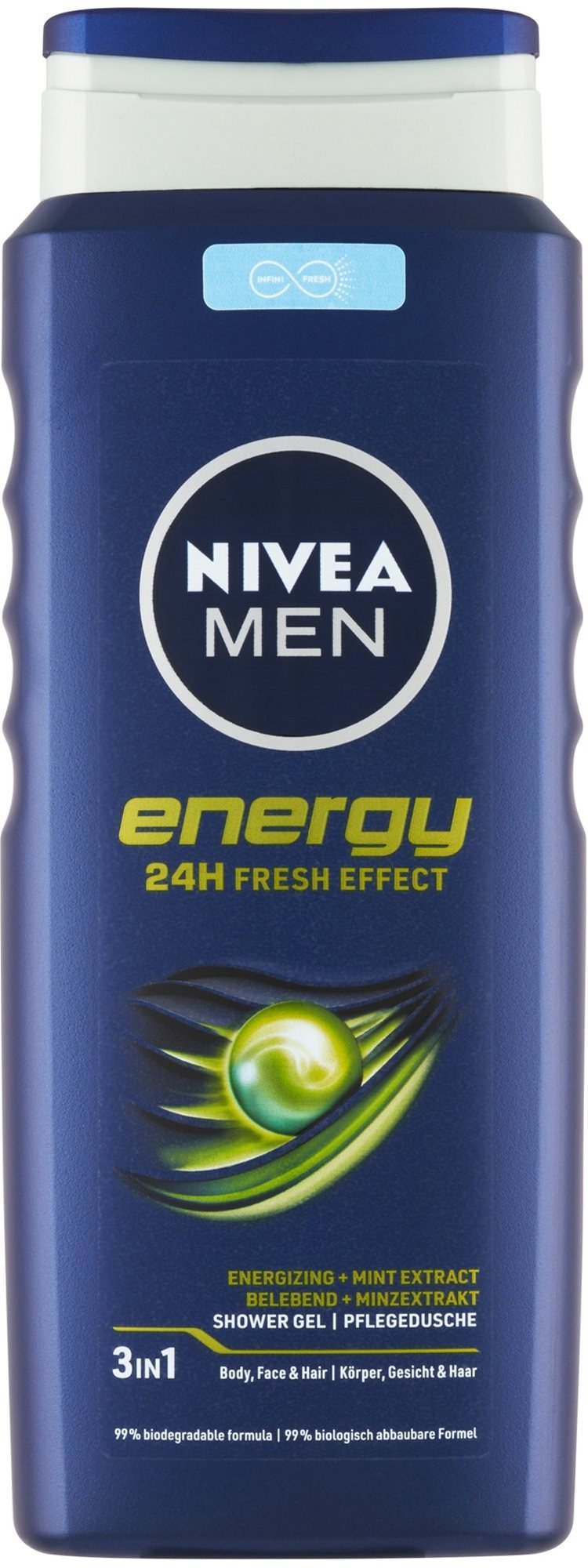 Sprchový gel NIVEA MEN Energy Shower Gel 500 ml