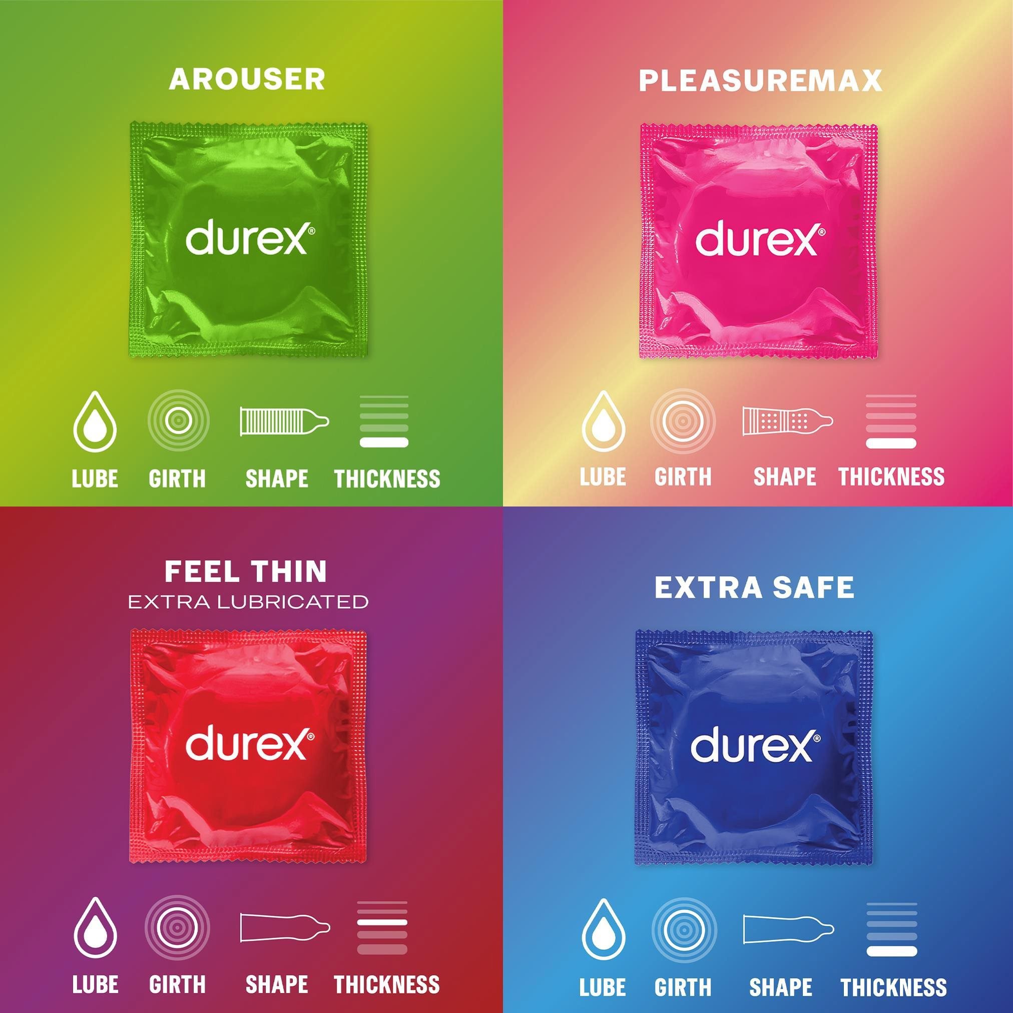 Kondomy DUREX Surprise Me 40 ks