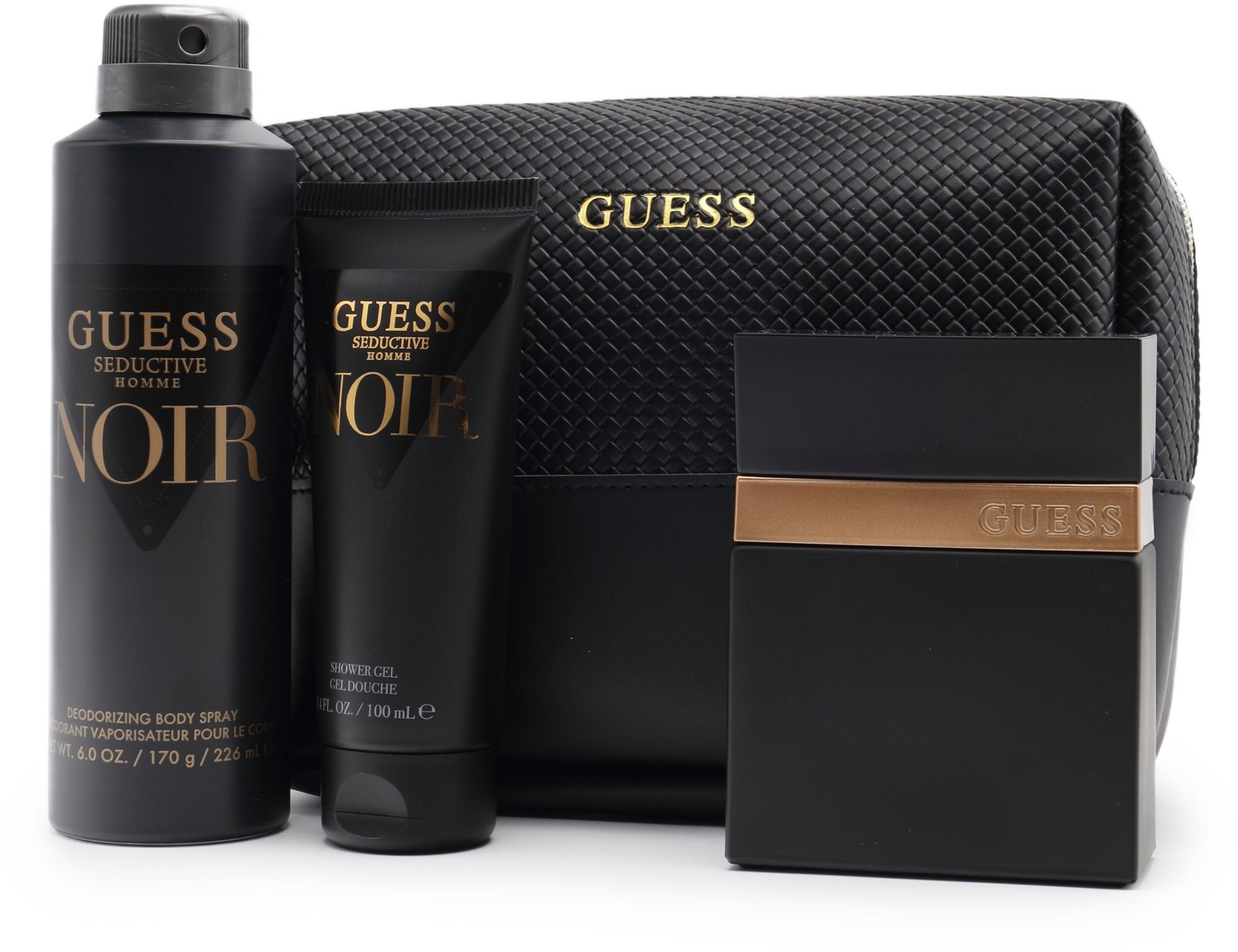 Dárková sada parfémů GUESS Seductive Noir For Men EdT Set 370 ml