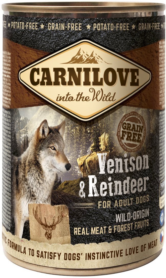Konzerva pro psy Carnilove Wild Meat Zvěřina & Sob 400 g