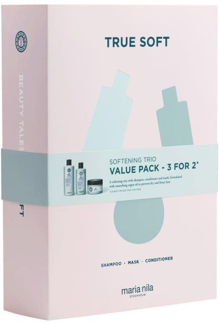Sada vlasové kosmetiky MARIA NILA Holiday Box True Soft 900 ml