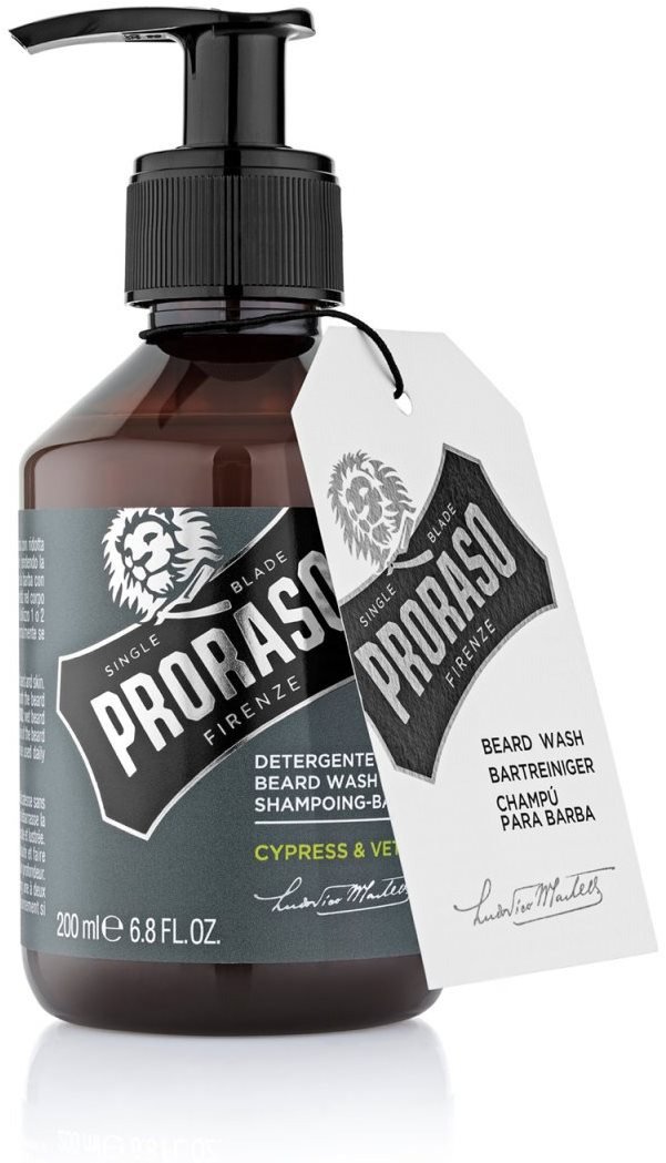 Šampon na vousy PRORASO Cypress and Vetyver Shampoo 200 ml