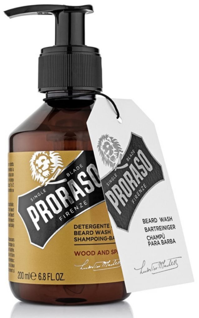 Šampon na vousy PRORASO Wood and Spice Shampoo 200 ml