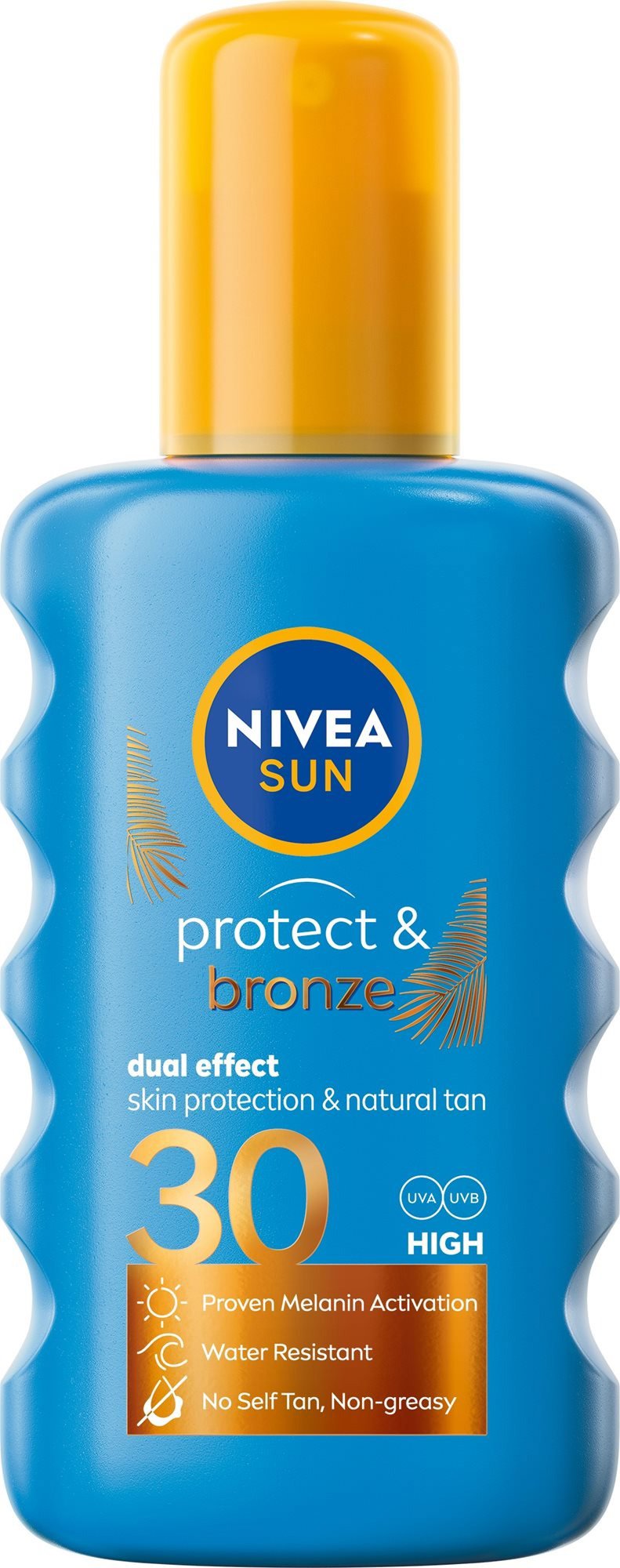 Opalovací sprej NIVEA SUN Protect & Bronze Spray SPF30 200 ml
