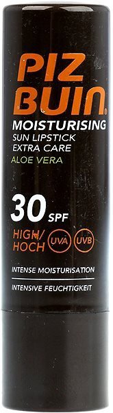 PIZ BUIN In Sun Lipstick Aloe Vera Extra Care SPF 30 přináší unikátní hydratační účinky