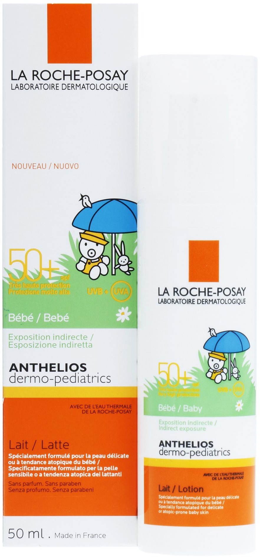 Opalovací mléko LA ROCHE-POSAY Anthelios Dermo-Pediatrics Baby Lotion SPF50+ 50 ml