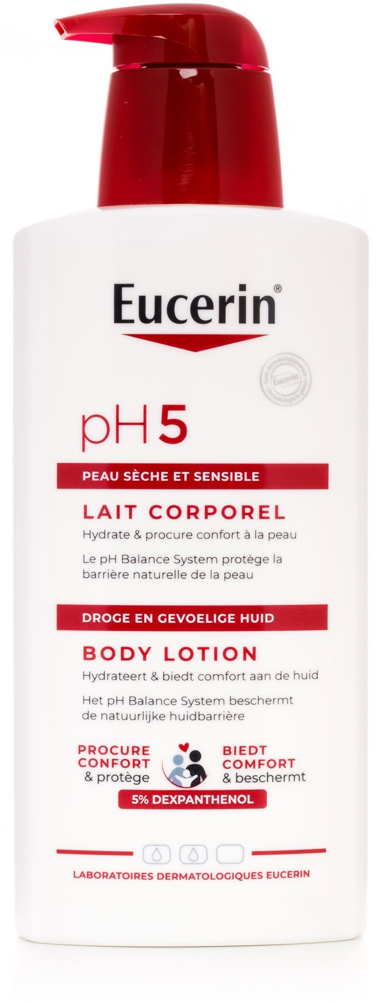 Tělové mléko EUCERIN Hydratační tělové mléko pokožku pH5 400 ml