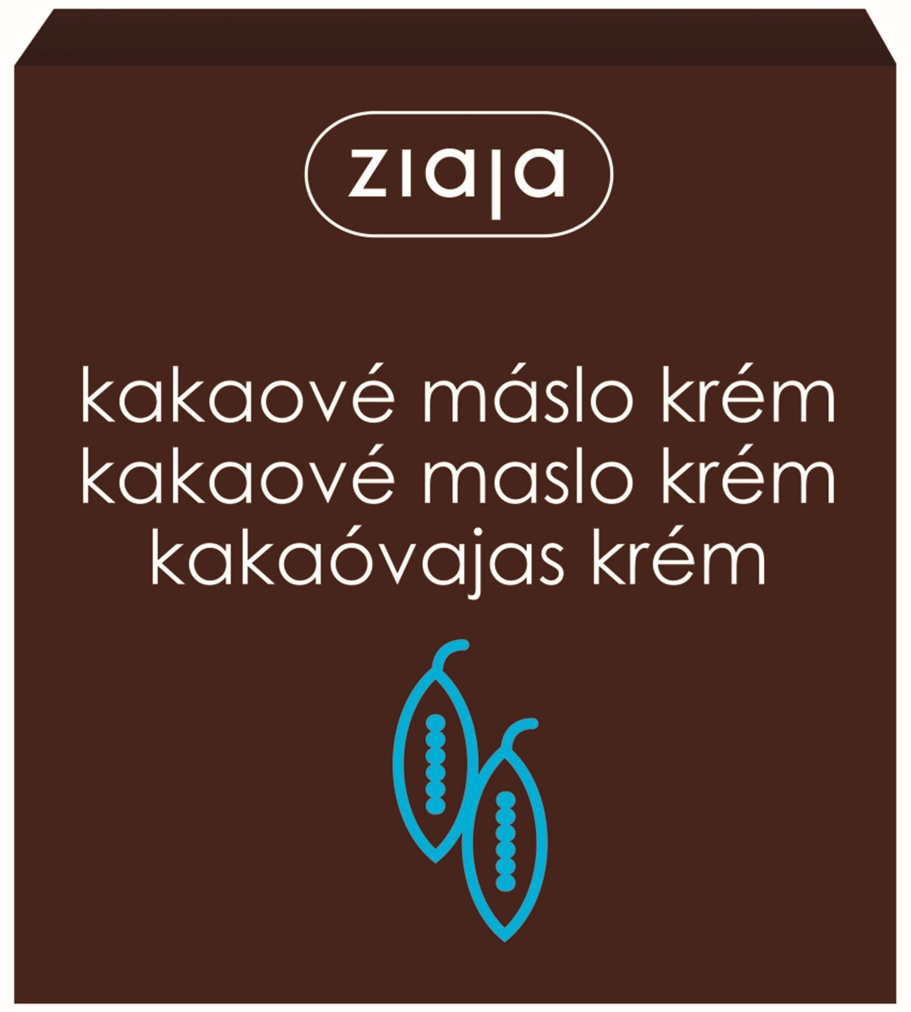 Pleťový krém ZIAJA Kakaové maslo Pleťový krém 50 ml