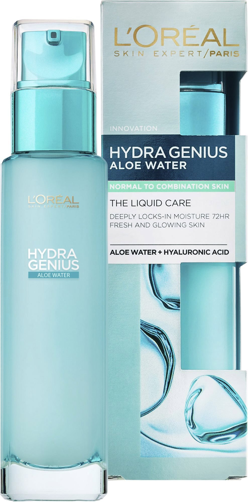 Pleťový gel L'ORÉAL PARIS Hydra Genius Daily Moisturiser Normal to Combination Skin 70 ml