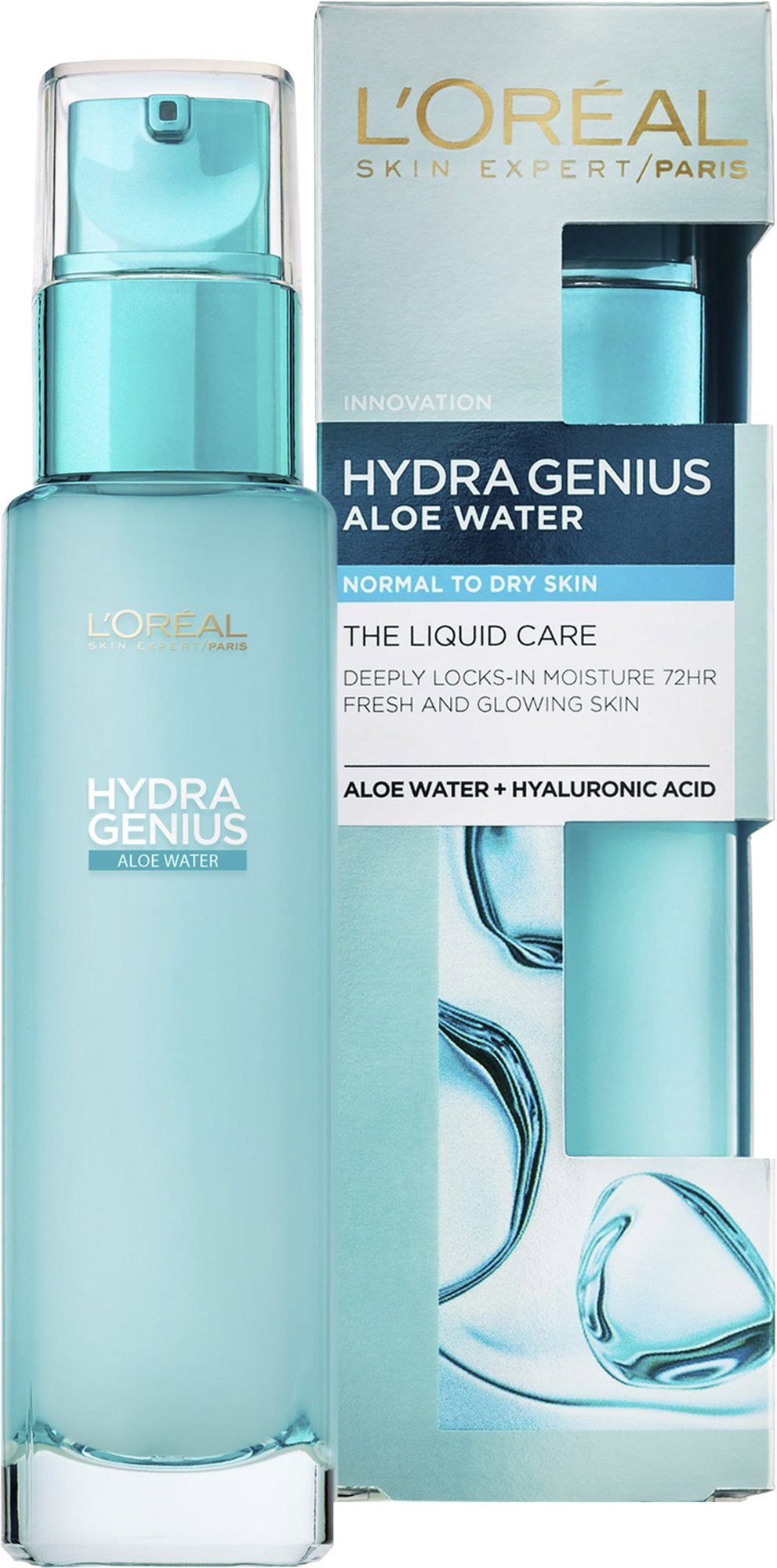 Pleťový gel L'ORÉAL PARIS Hydra Genius Daily Moisturiser Normal to Dry Skin 70 ml