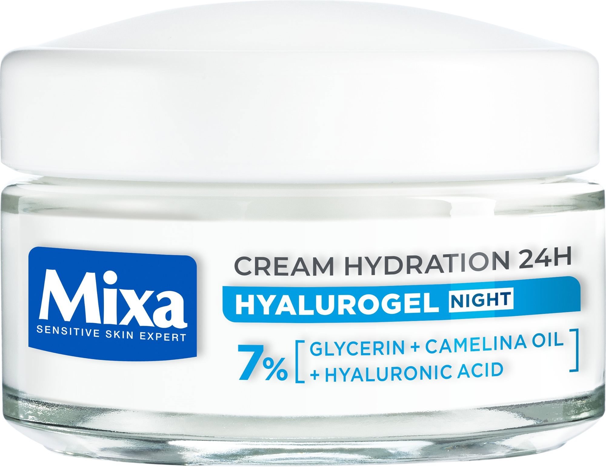 Pleťový krém MIXA Hyalurogel Night Hydrating Cream-Mask 50 ml