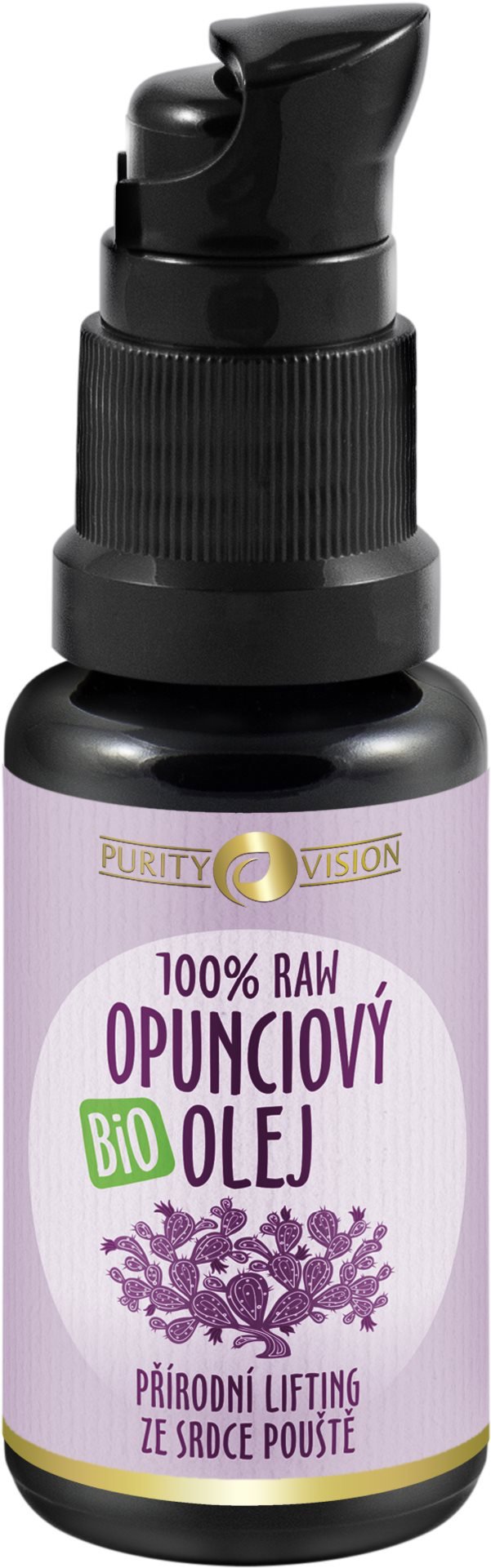 Pleťový olej PURITY VISION RAW Opunciový olej BIO 15 ml