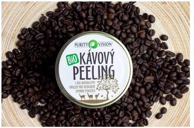 Tělový peeling PURITY VISION Kávový peeling BIO