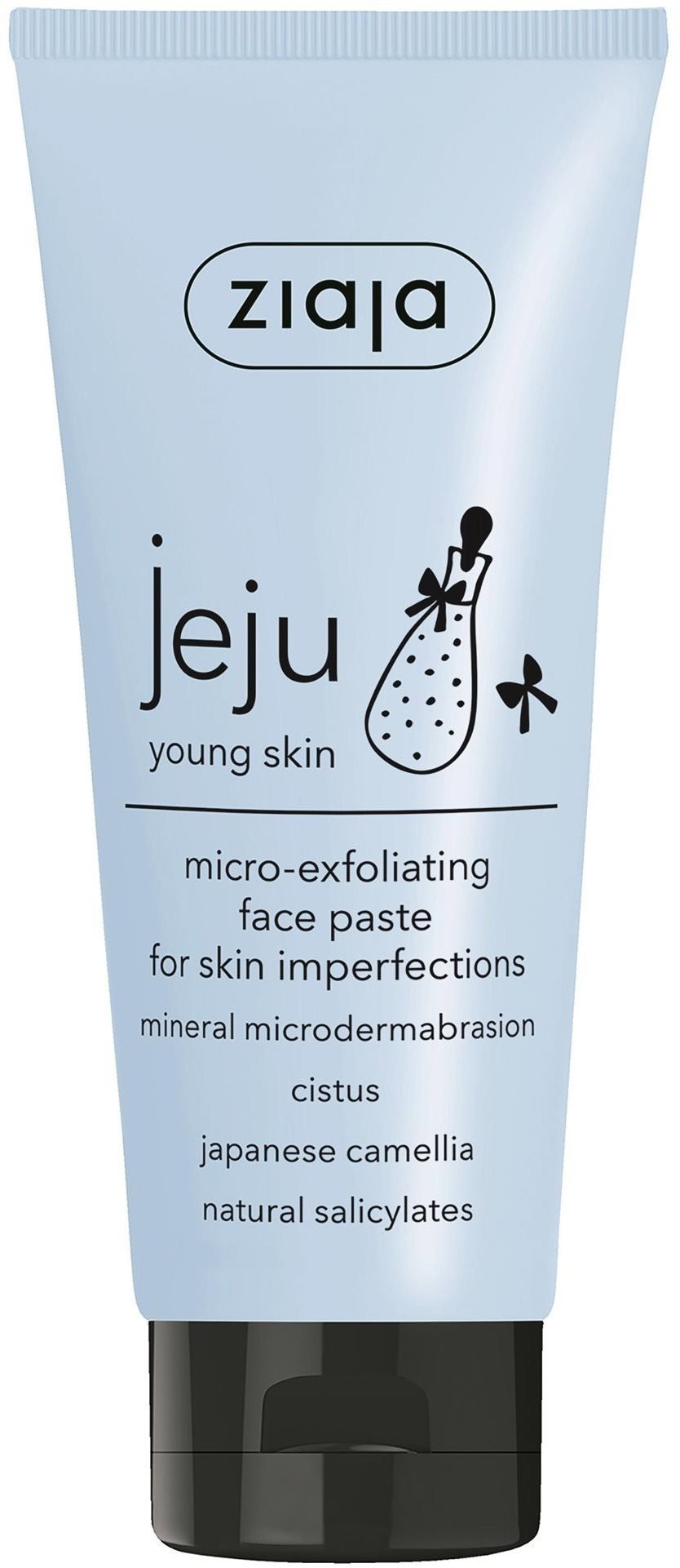 Pleťový peeling ZIAJA Jeju Mikro-exfoliační pleťová pasta 75 ml