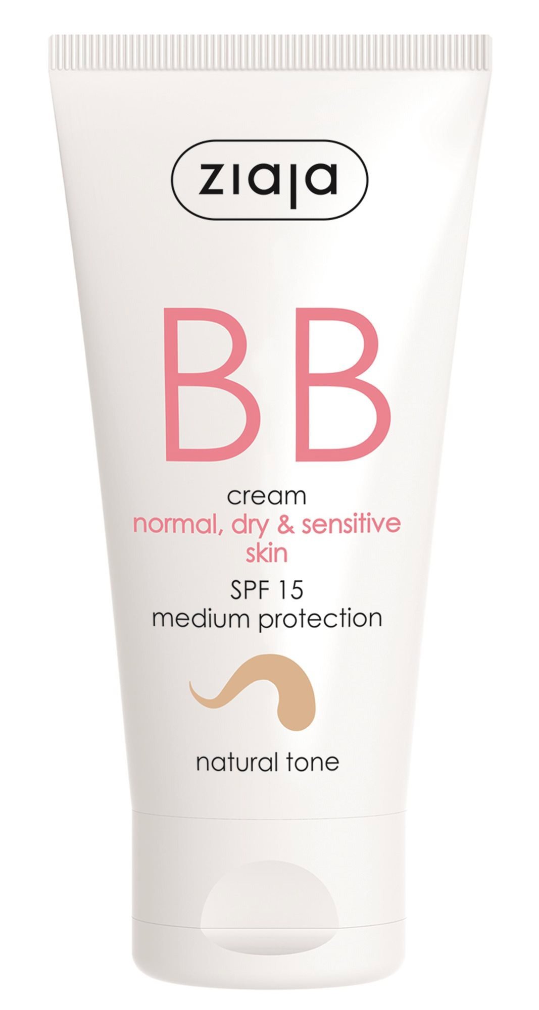 BB krém ZIAJA BB krém normální, suchá, citlivá pleť - ton přirozený SPF15 50 ml