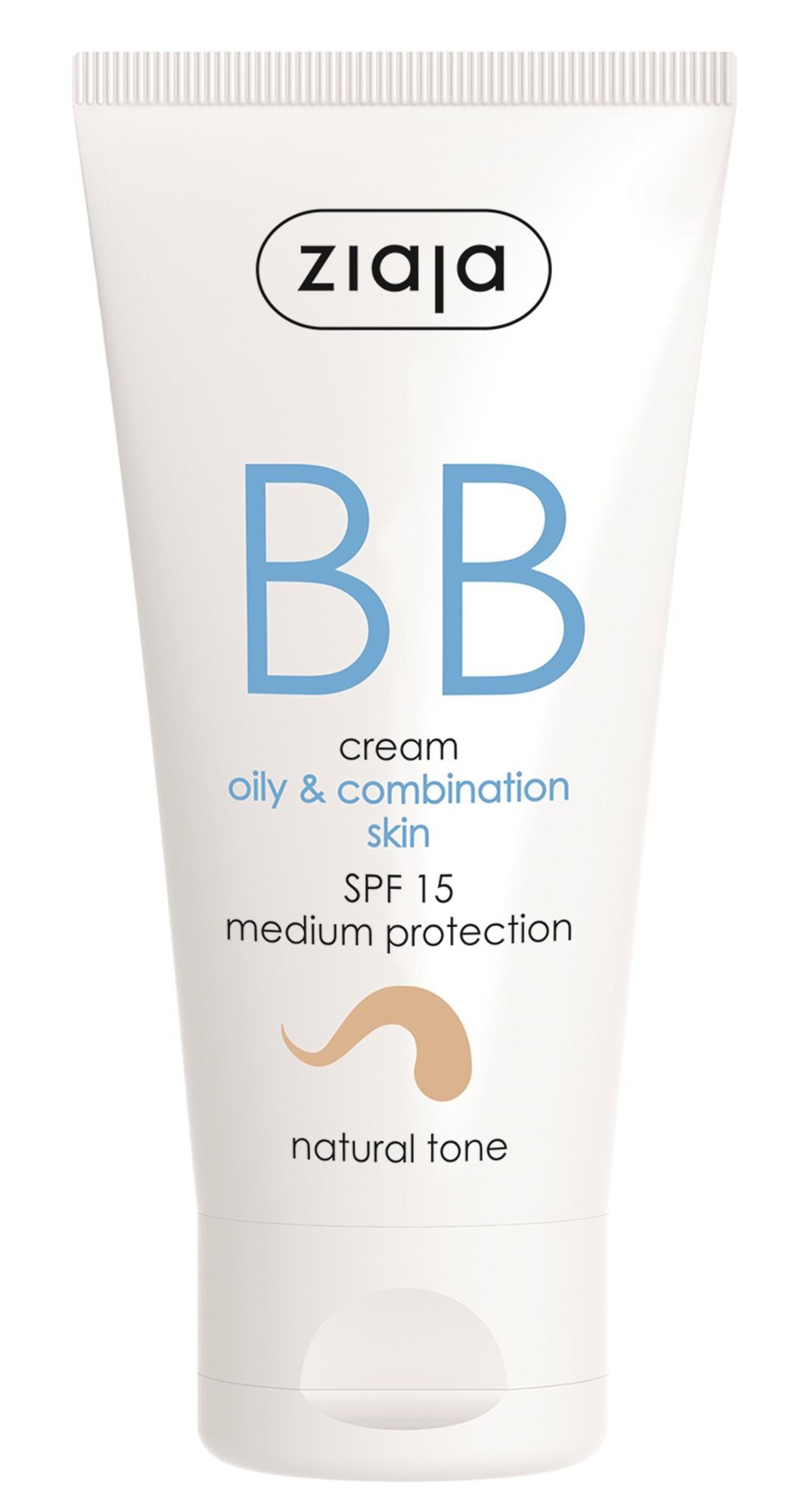 BB krém ZIAJA BB krém mastná, smíšená pleť - ton přirozený SPF15 50 ml