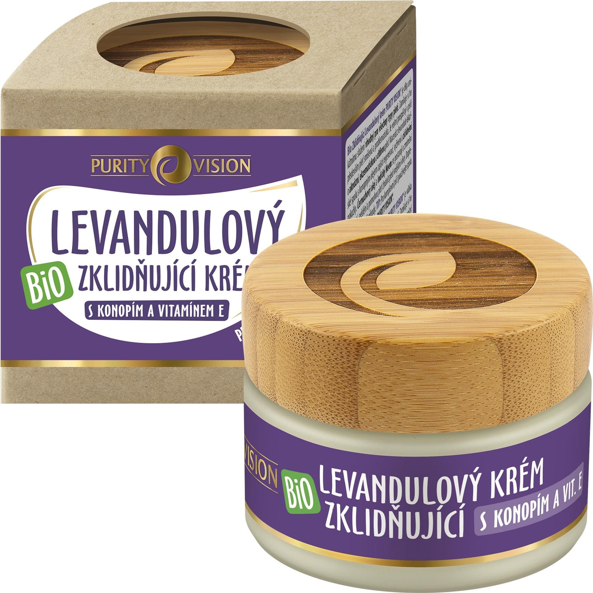 Pleťový krém PURITY VISION Bio Levandulový krém zklidňující 40 ml
