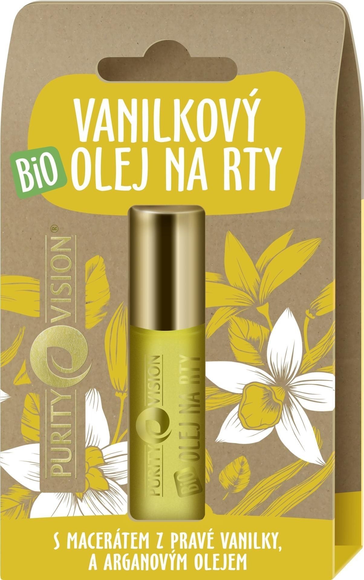 PURITY VISION Bio Vanilkový olej na rty