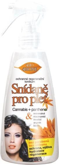 Pleťová voda BIONE COSMETICS Bio Cannabis Snídaně pro pleť 260 ml