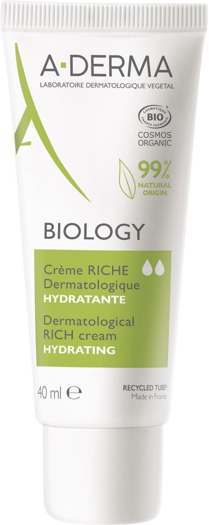 A-DERMA BIOLOGY Dermatologický výživný hydratační krém 40 ml