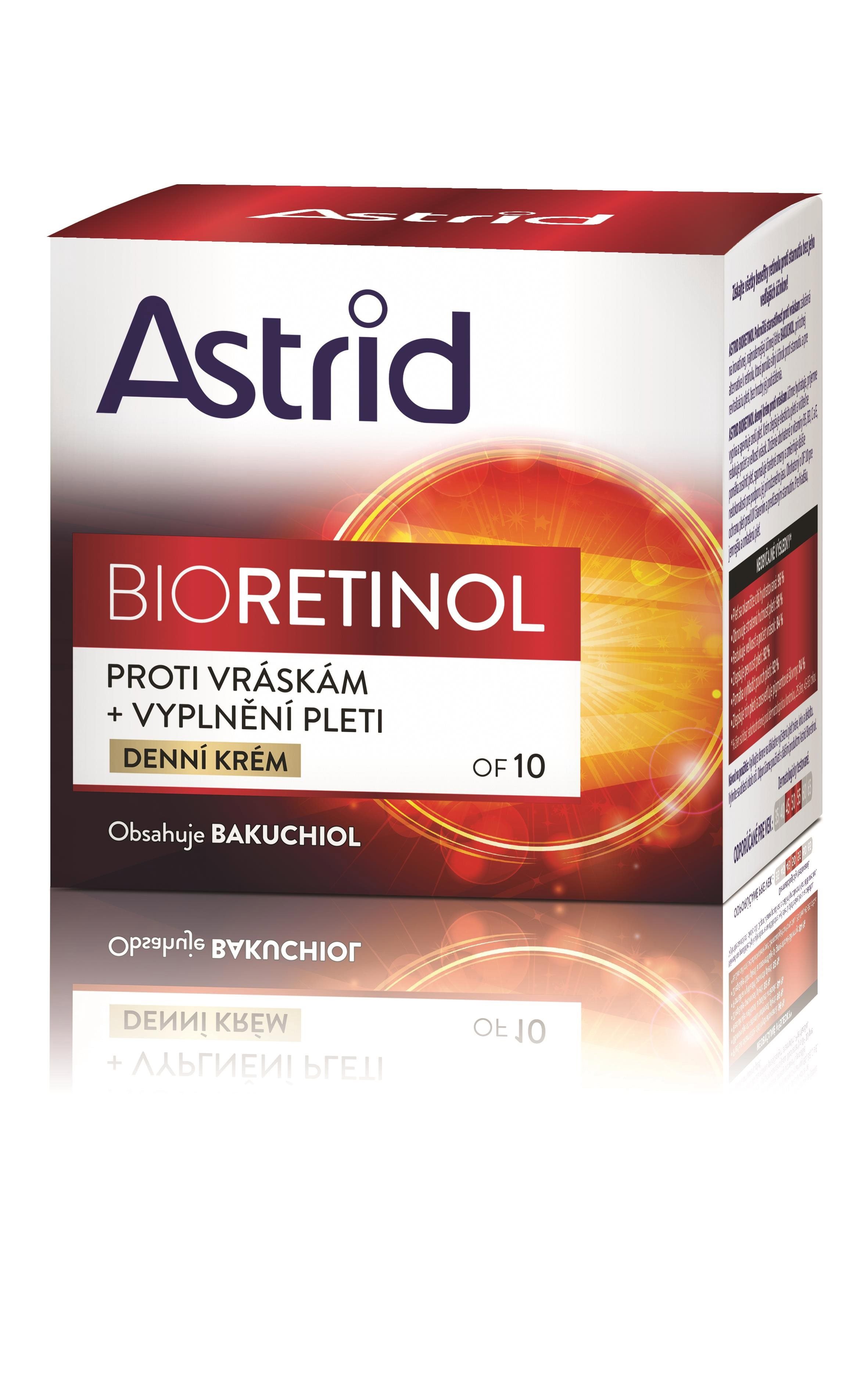 ASTRID Bioretinol Denní krém proti vráskám OF10 50 ml 2