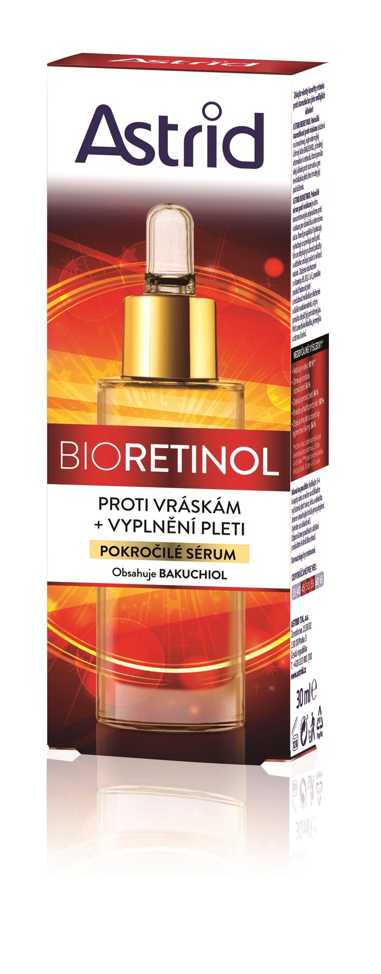 Pleťové sérum ASTRID Bioretinol Pokročilé sérum proti vráskám 30 ml