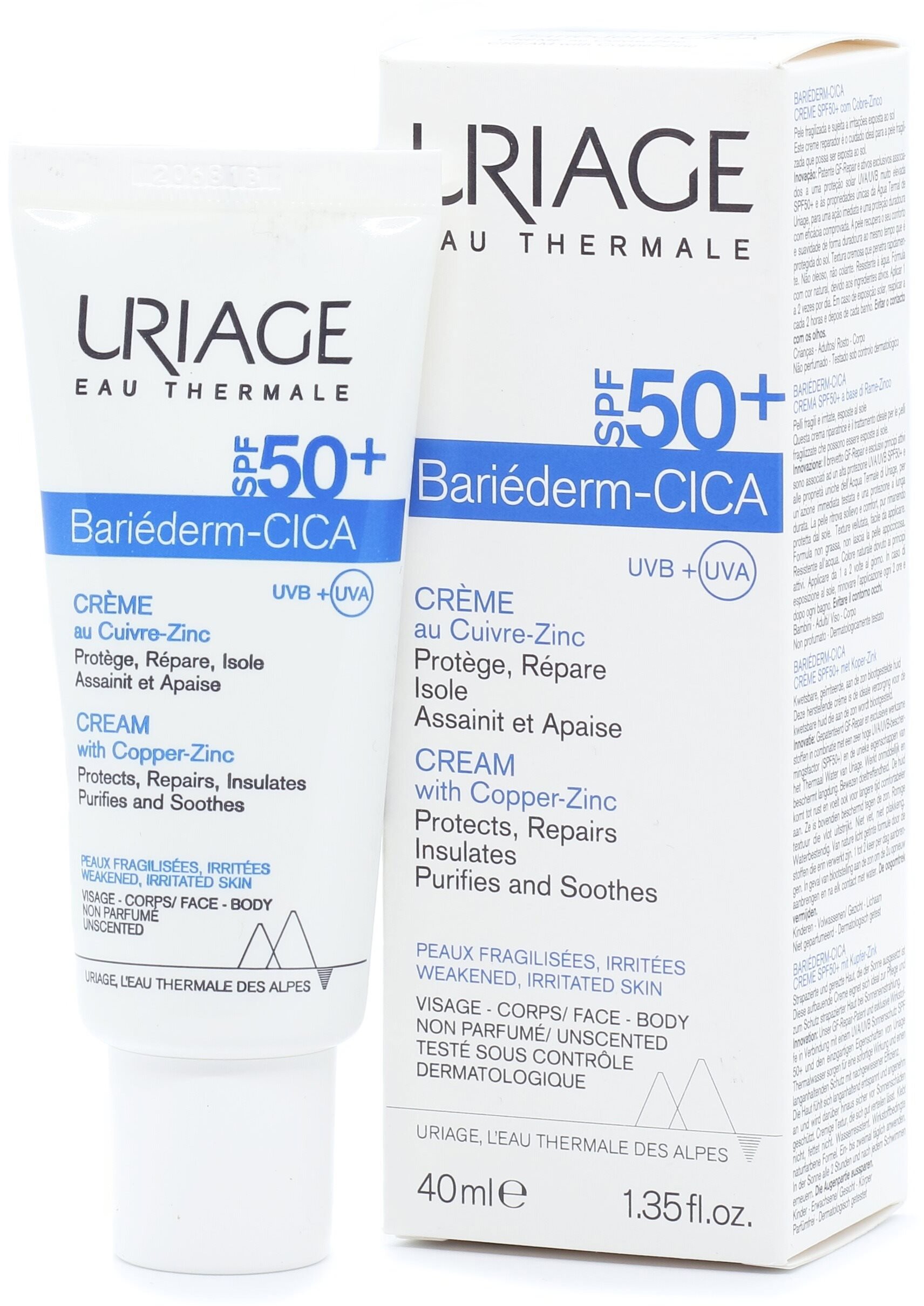 URIAGE Bariederm Cica Creme SPF50