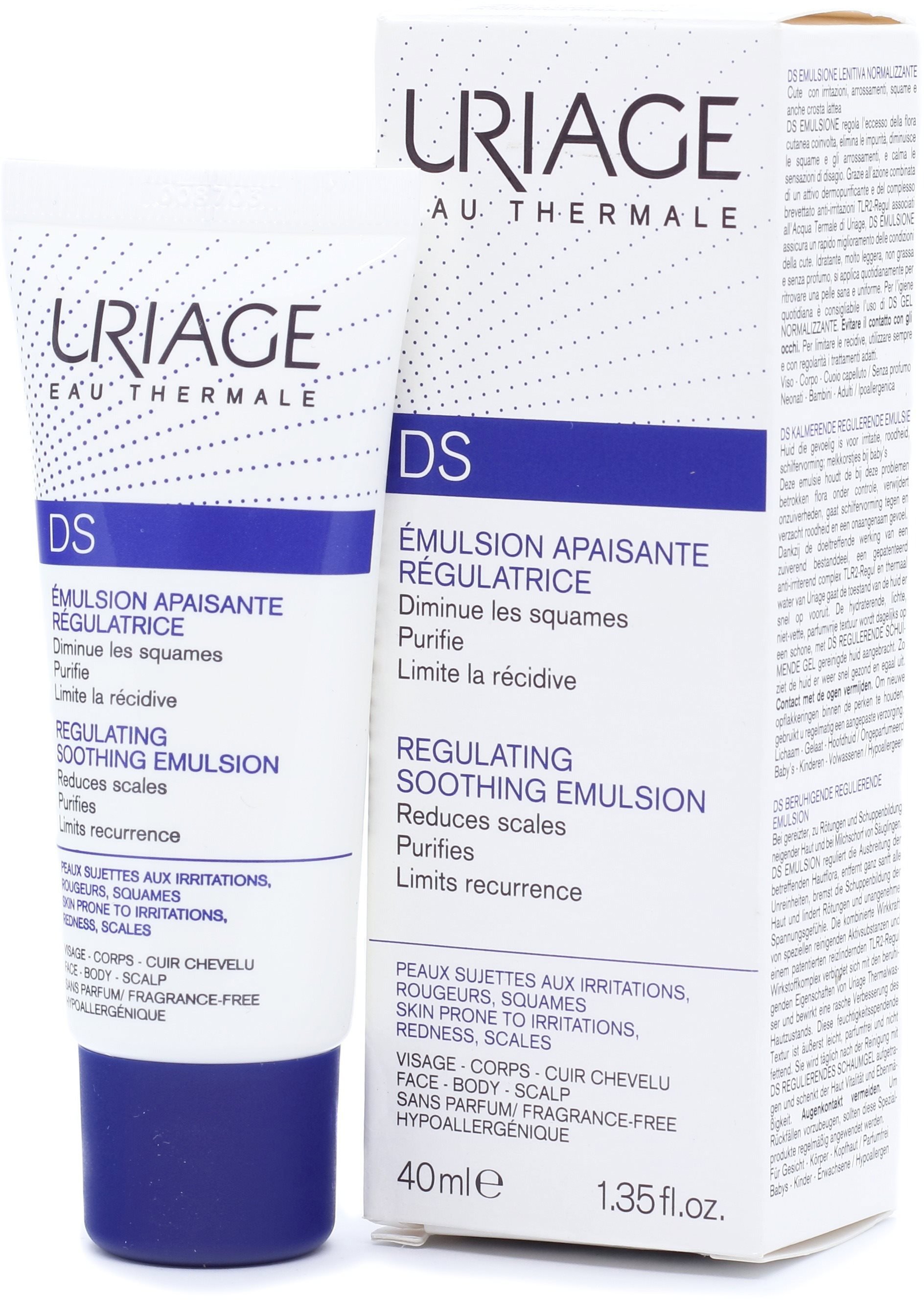 URIAGE DS Regulating Soothing Emulsion 40 ml