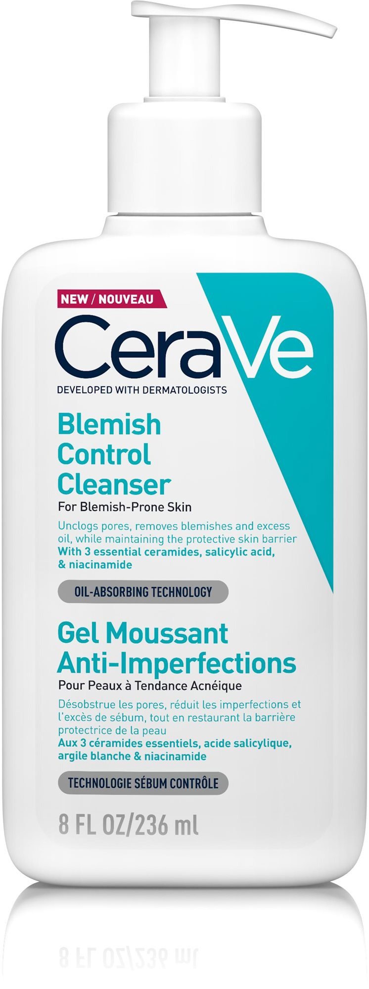 Pleťový gel CERAVE Čisticí gel proti nedokonalostem 236 ml