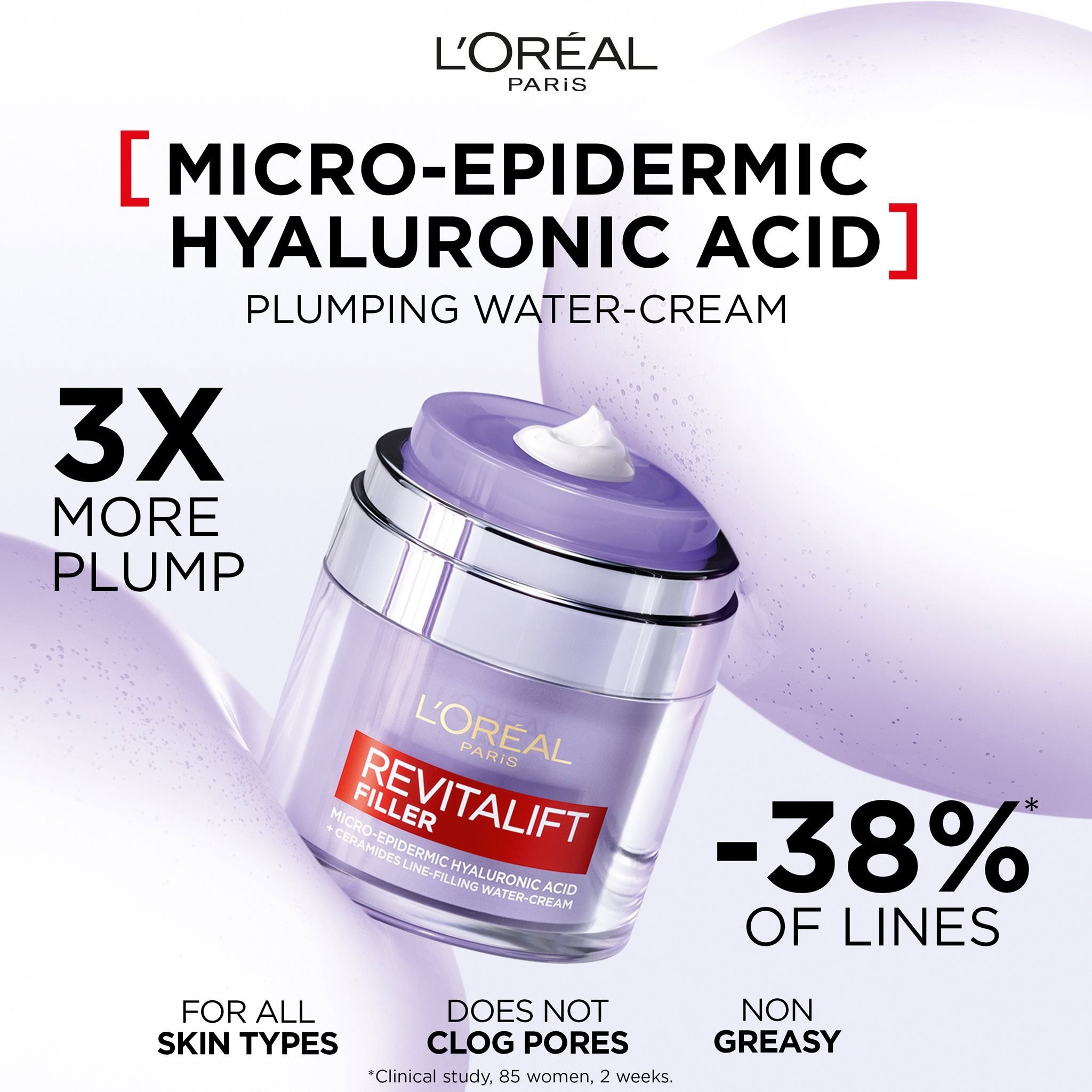 Pleťový krém L'ORÉAL PARIS Revitalift Filler Pressed Cream 50 ml