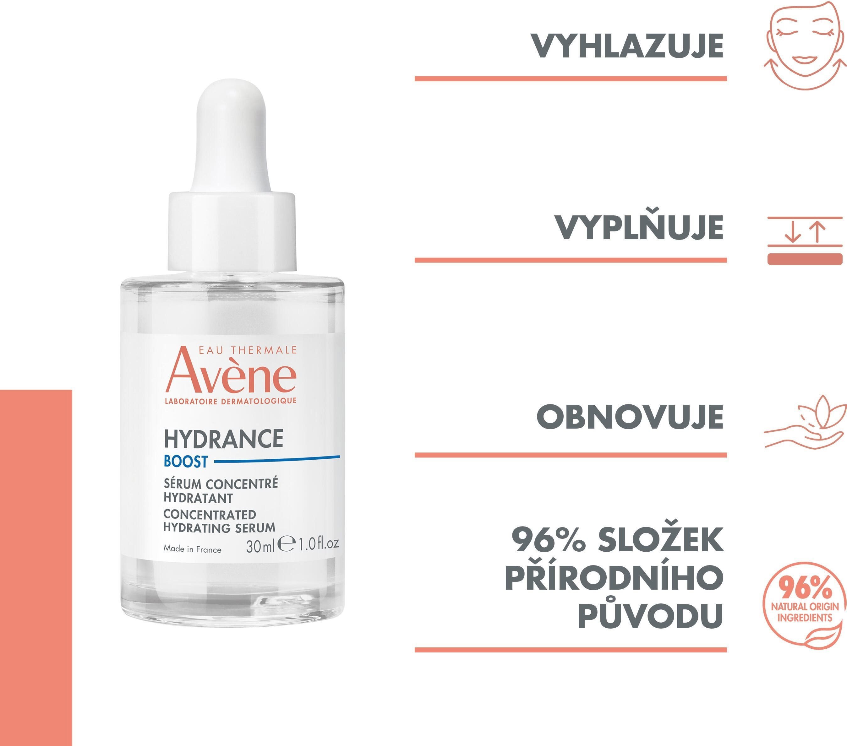 Pleťové sérum AVENE Hydrance Boost Serum 30 ml