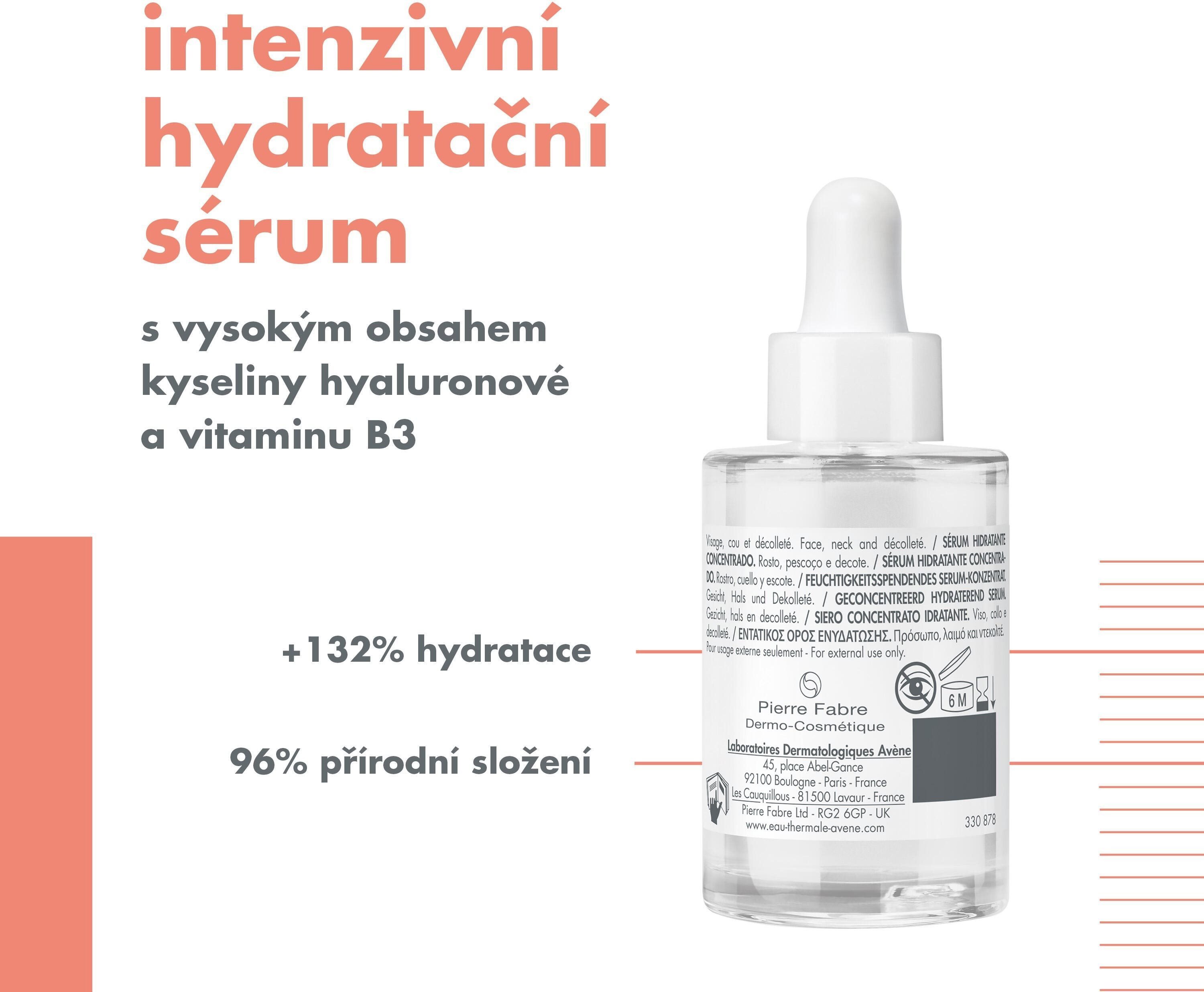 Pleťové sérum AVENE Hydrance Boost Serum 30 ml