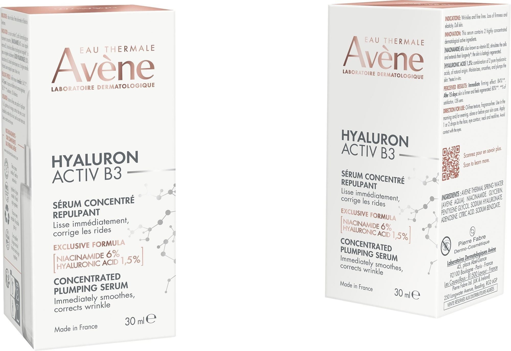 Pleťové sérum AVENE Hyaluron Activ B3 Koncentrované sérum 30 ml